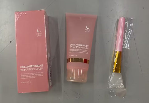 Face Night Mask Collagen Wrapping Mask Natural
