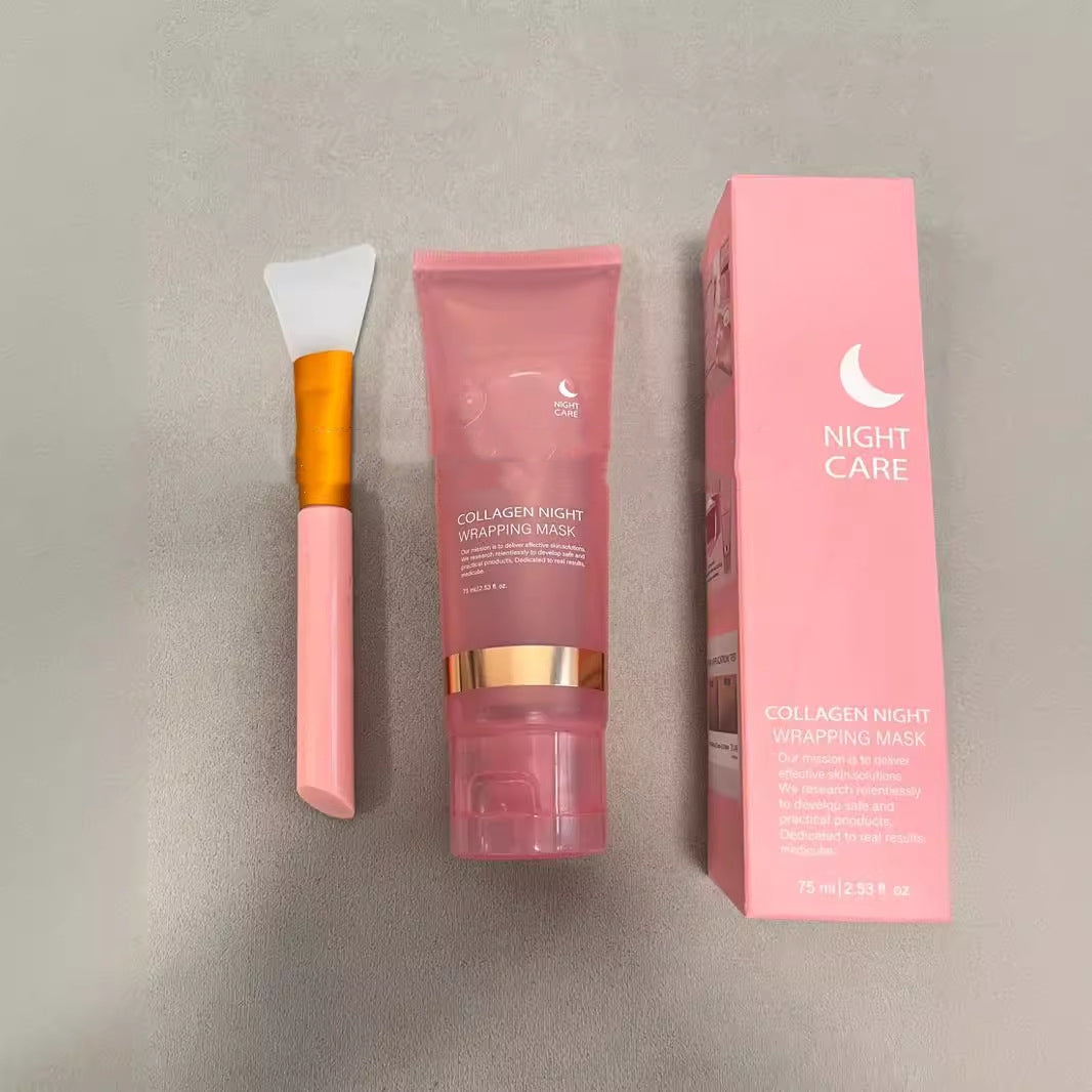 Face Night Mask Collagen Wrapping Mask Natural
