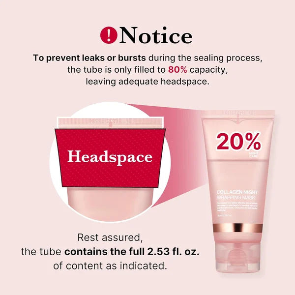 Face Night Mask Collagen Wrapping Mask Natural 
