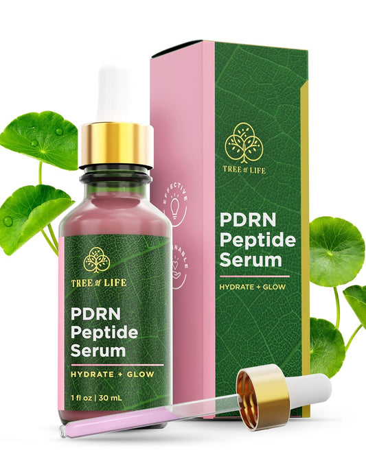 PDRN Serum for Face with Salmon DNA & CICA, 1 Fl Oz | Firming PDRN Serum with Salmon DNA and CICA. Hydrating Face Oil Targets Dark Spots and Fine Lines for Clear Skin.