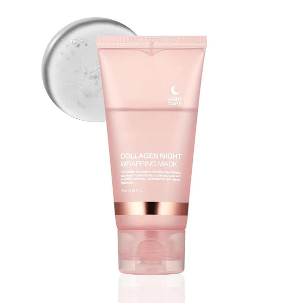 Face Night Mask Collagen Wrapping Mask Natural 
