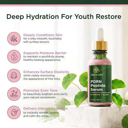 PDRN Serum for Face with Salmon DNA & CICA, 1 Fl Oz | Firming PDRN Serum with Salmon DNA and CICA. Hydrating Face Oil Targets Dark Spots and Fine Lines for Clear Skin.