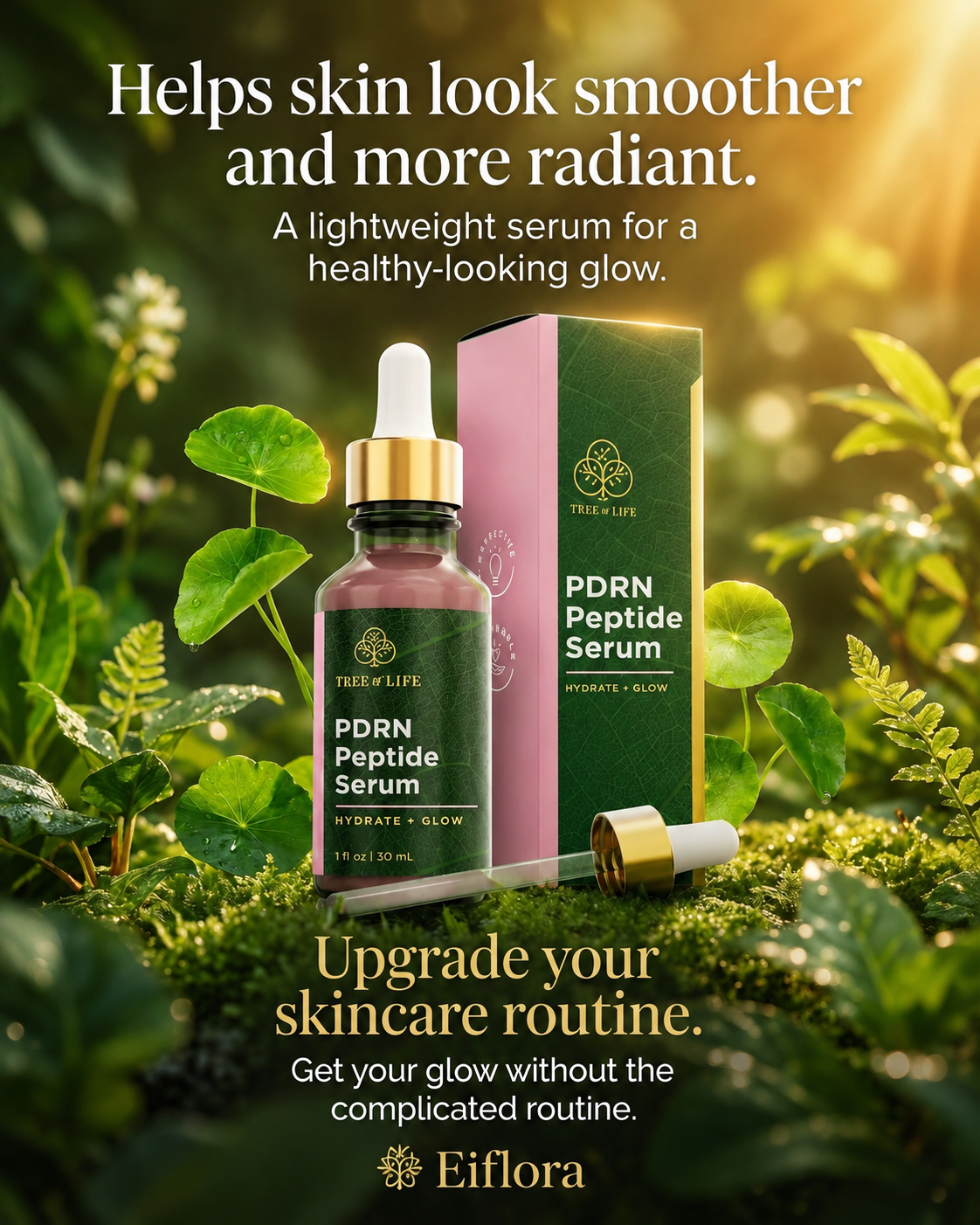 PDRN Glow Serum | Salmon DNA + Peptide Complex for Hydrated, Radiant-Looking Skin